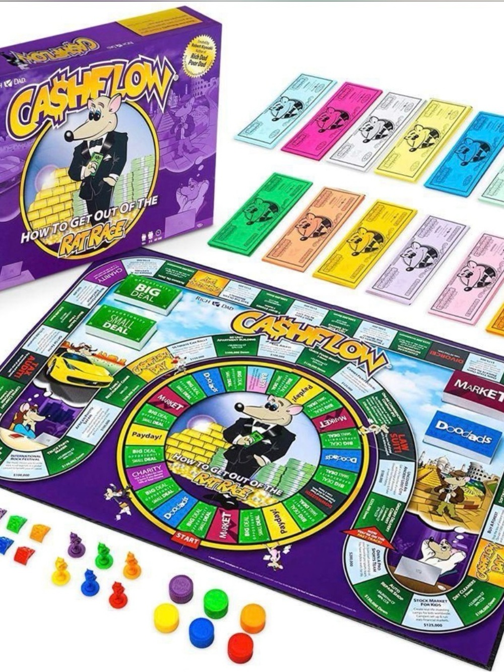 NEW Rich Dad CASHFLOW Investing and Education Board Game - by Robert Kiyosaki